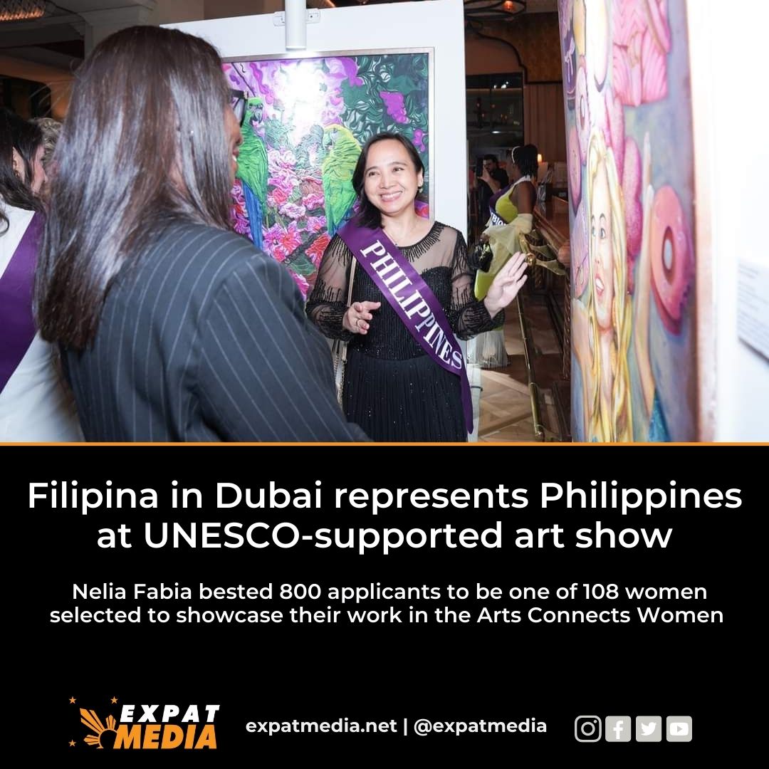 Filipina in Dubai represents Philippines in UNESCO art show