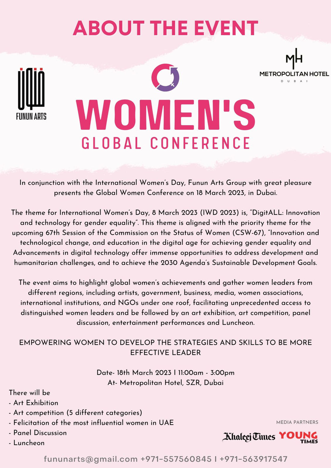 WOMEN'S GLOBAL CONFERENCE 2023